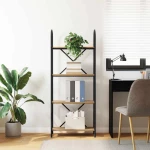 vidaXL Ράφι Βιβλίων artisan δρυς 60 x 30 x 146 εκ Επεξεργασμένο ξύλο