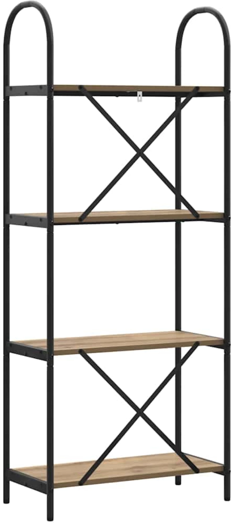 vidaXL Ράφι Βιβλίων artisan δρυς 60 x 30 x 146 εκ Επεξεργασμένο ξύλο