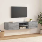 vidaXL Ντουλάπι TV Γκρι sonoma 150 x 39 x 30 εκ Επεξεργασμένο ξύλο