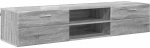 vidaXL Ντουλάπι TV Γκρι sonoma 150 x 39 x 30 εκ Επεξεργασμένο ξύλο