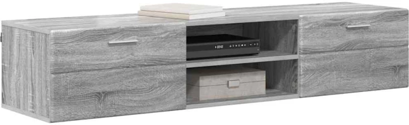 vidaXL Ντουλάπι TV Γκρι sonoma 150 x 39 x 30 εκ Επεξεργασμένο ξύλο