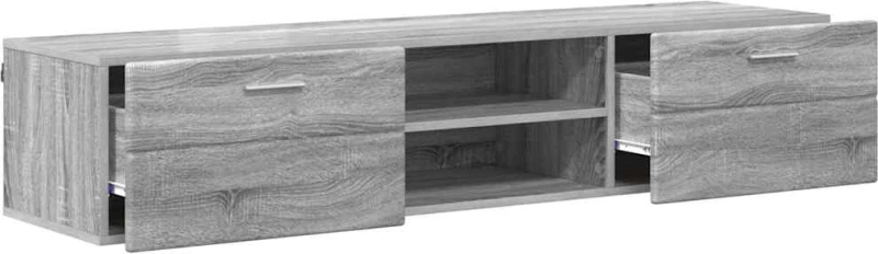 vidaXL Ντουλάπι TV Γκρι sonoma 150 x 39 x 30 εκ Επεξεργασμένο ξύλο