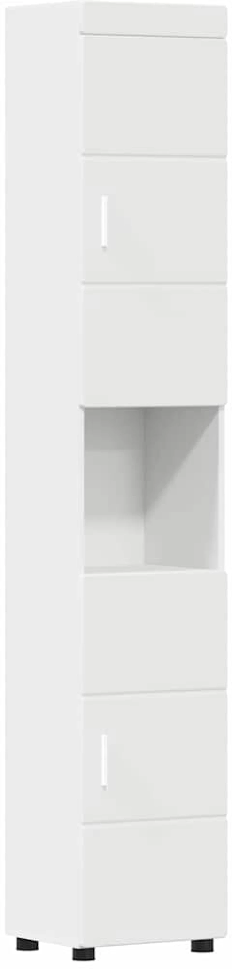 vidaXL Ντουλάπι Μπάνιου με αποθήκευση TULUM Λευκό 37 x 31.5 x 203 εκ