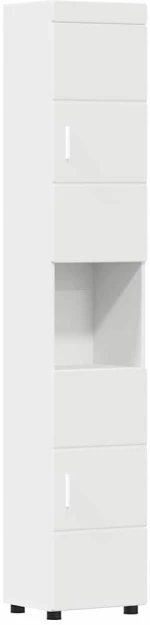 vidaXL Ντουλάπι Μπάνιου με αποθήκευση TULUM Λευκό 37 x 31.5 x 203 εκ