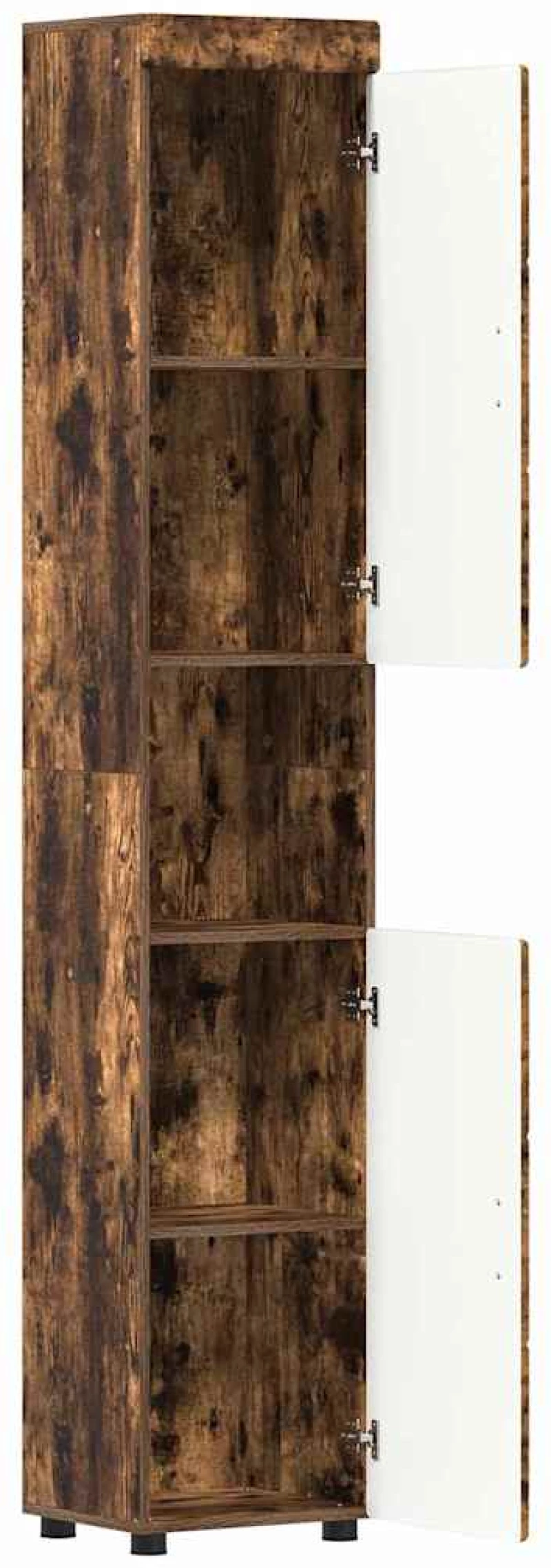 vidaXL Ντουλάπι Μπάνιου TULUM Καπνιστή δρυς 37 x 31.5 x 203 εκ