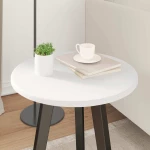 vidaXL Καπάκι τραπεζιού Λευκό 40 x 40 x 1.5 cm Επεξεργασμένο ξύλο