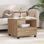 vidaXL Τραπεζάκι σαλονιού with Drawer artisan δρυς 55 x 55 x 45 cm