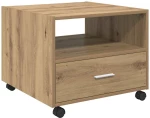 vidaXL Τραπεζάκι σαλονιού with Drawer artisan δρυς 55 x 55 x 45 cm