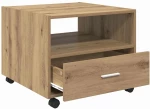 vidaXL Τραπεζάκι σαλονιού with Drawer artisan δρυς 55 x 55 x 45 cm