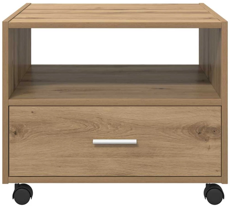 vidaXL Τραπεζάκι σαλονιού with Drawer artisan δρυς 55 x 55 x 45 cm