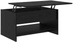 vidaXL Τραπεζάκι σαλονιού Μαύρη δρυς 80 x 50.5 x 41.5 εκ
