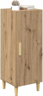 vidaXL Πλαϊνό γραφείο artisan δρυς 34,5 x 34 x 90 εκ.