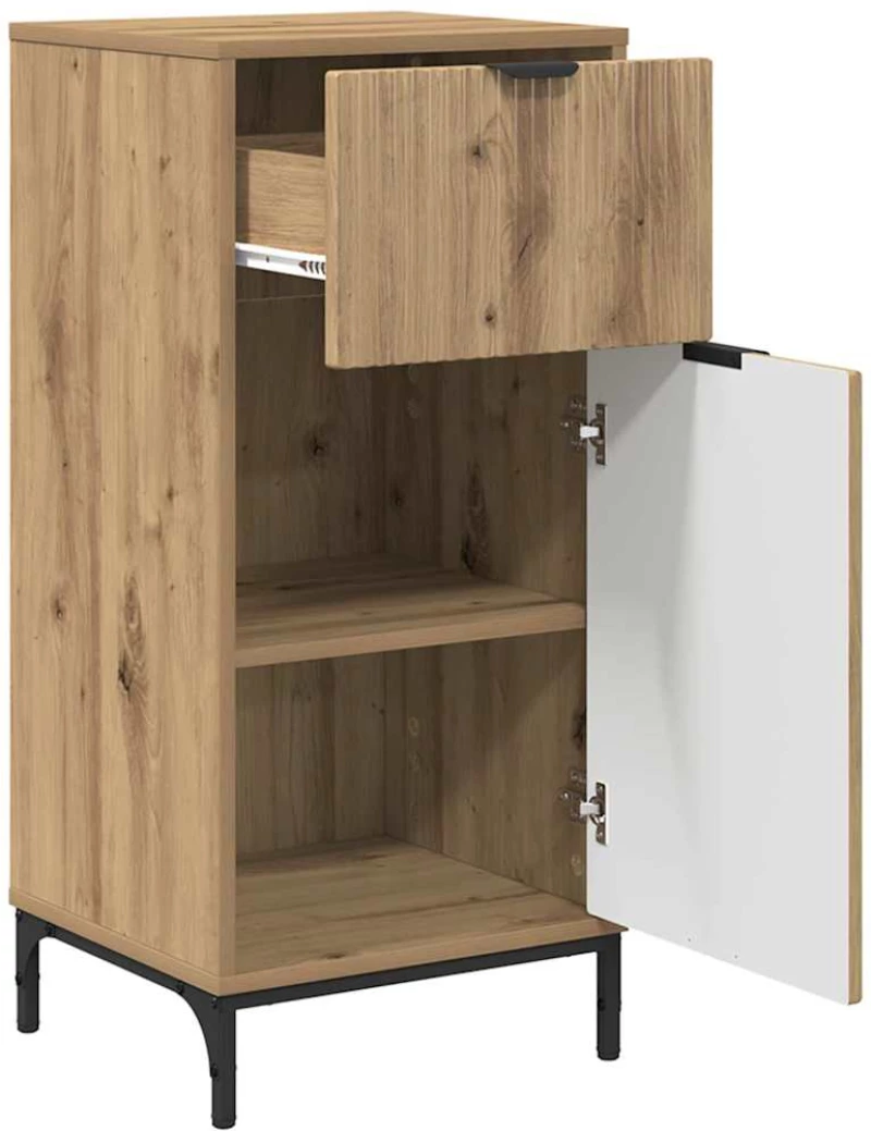 vidaXL Ντουλάπι Μπάνιου με συρτάρι artisan δρυς 39.5 x 36 x 88 εκ
