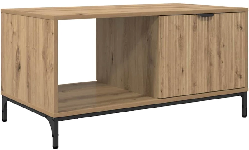 vidaXL Τραπεζάκι σαλονιού artisan δρυς 90 x 49 x 46 εκ.