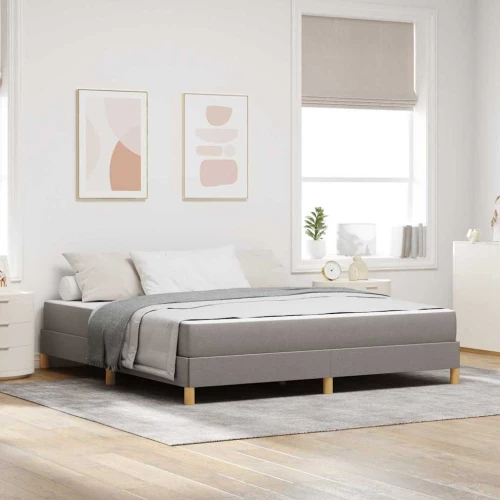vidaXL Κρεβάτι με ελατήρια Ταμπά και Καφέ 180 x 200 cm