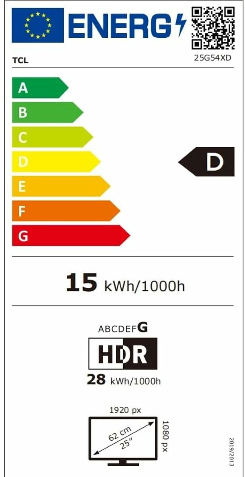 Οθόνη TCL 25G54 25" Full HD