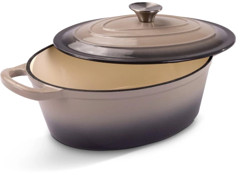 Κατσαρόλα Oval Εμαγιέ 28x11.2cm 3.5lt Lamart IRON LT1305