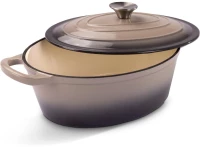 Κατσαρόλα Oval Εμαγιέ 28x11.2cm 3.5lt Lamart IRON LT1305