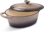 Κατσαρόλα Oval Εμαγιέ 28x11.2cm 3.5lt Lamart IRON LT1305