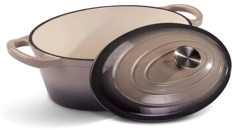 Κατσαρόλα Oval Εμαγιέ 28x11.2cm 3.5lt Lamart IRON LT1305