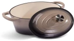 Κατσαρόλα Oval Εμαγιέ 28x11.2cm 3.5lt Lamart IRON LT1305
