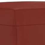 vidaXL Πάγκος Μπορντό 70x35x41 εκ. Υφασμάτινος