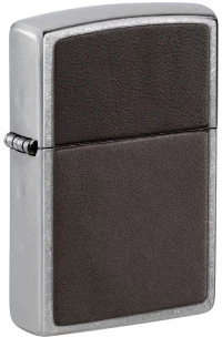 ZIPPO Αναπτήρας - Street Chrome Brown Leather (46782)