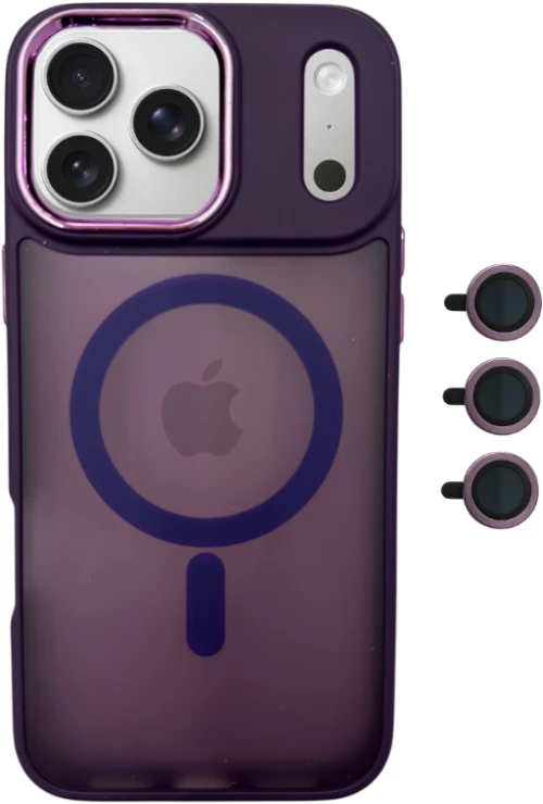 Θήκη MagSafe Magnetic για Apple iPhone 17 Pro Max - Σκούρο Μωβ