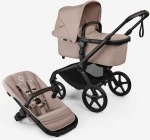 Bugaboo Καρότσι 2 σε 1 Fox 5 Renew Complete Black-Desert Taupe Melanze