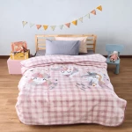 Κουβέρτα Παιδική Corno Pink Kentia Μονό 160x220cm Πολυέστερ