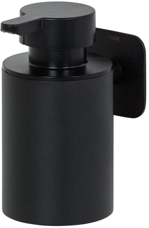 Δοχείο Κρεμοσάπουνου Επιτοίχιο Colar 1313430746 180ml Black Tiger Ατσάλι,Πλαστικό