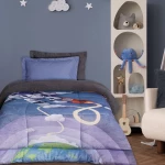 Κουβερτοπάπλωμα Παιδικό 4975 Blue-Grey Das Home Μονό 160x220cm Πολυέστερ