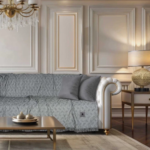 Ριχτάρι 3951 Dark Grey Greenwich Polo Club Διθέσιο 180x250cm Βαμβάκι-Chenille