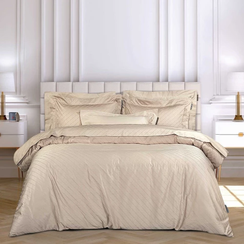 Σεντόνια 2290 (Σετ 4τμχ) Taupe Greenwich Polo Club King Size 250x270cm 100% Βαμβακοσατέν