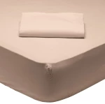 Σεντόνι 1002 Με Λάστιχο Beige Das Home King Size 180x235cm 100% Βαμβάκι
