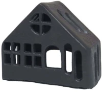 Διακοσμητικό Σπίτι Hogar 032566 14x7x12cm Black Αλουμίνιο