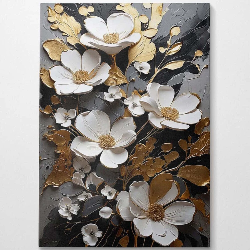 Πίνακας Καμβάς 529TCR2346 70x100cm Multi Wallity Κάθετοι Ξύλο, Καμβάς