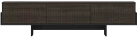 Έπιπλο Τηλεόρασης Hege 327ODS1607 180x30x44,6cm Walnut-Black