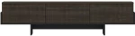 Έπιπλο Τηλεόρασης Hege 327ODS1607 180x30x44,6cm Walnut-Black