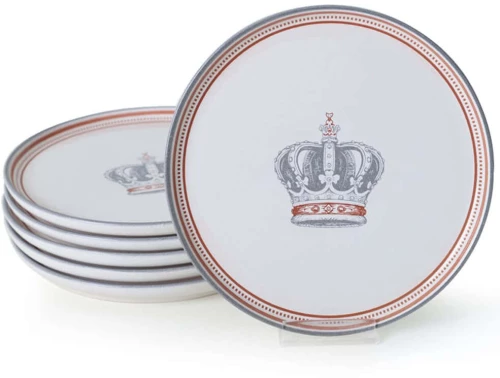 Πιάτο Ρηχό (Σετ 6Τμχ) 275KRM2323 22cm Multi Hermia Κεραμικό