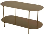 Τραπέζι Σαλονιού 491CRT1167 100x45x51cm Gold
