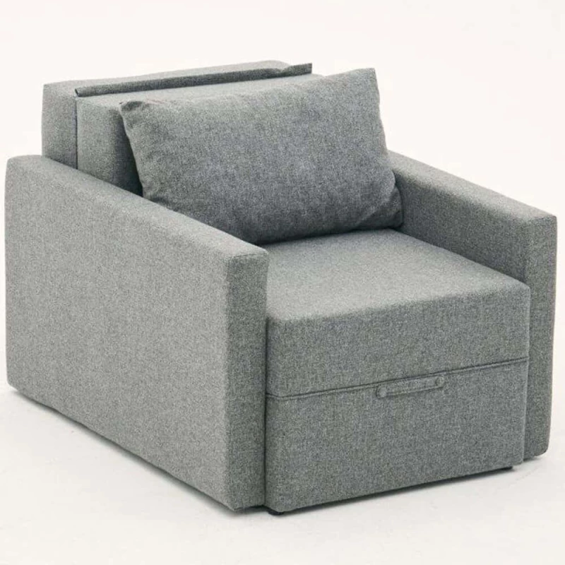 Πολυθρόνα - Κρεβάτι Saros 825BLC4731 86x110x72cm Grey