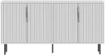 Μπουφές Clara 327ODS1332 150x36x75cm White Μοριοσανίδα, Μελαμίνη