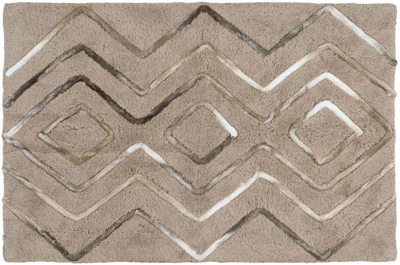 Πατάκι μπάνιου BATHIQUE BEIGE Μπεζ Πατάκι μπάνιου: 50 x 80 εκ. MADI