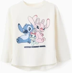 Zippy Μπλο΄υζα Stitch Λευκό ZKGAP0303_25096 Κορίτσι