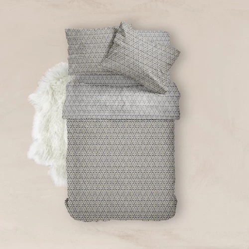 Σεντόνια Εμπριμέ Σετ Honey Υπέρδιπλα Με Λάστιχο Borea Home Textiles