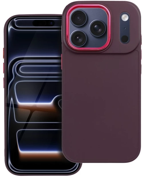 Frame Case For Iphone 17 Pro Purple