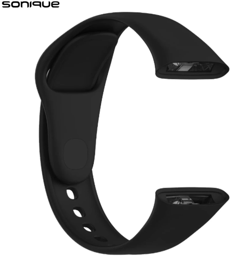 Λουράκι Σιλικόνης Sonique Color για Xiaomi Redmi Watch 3 Μαύρο