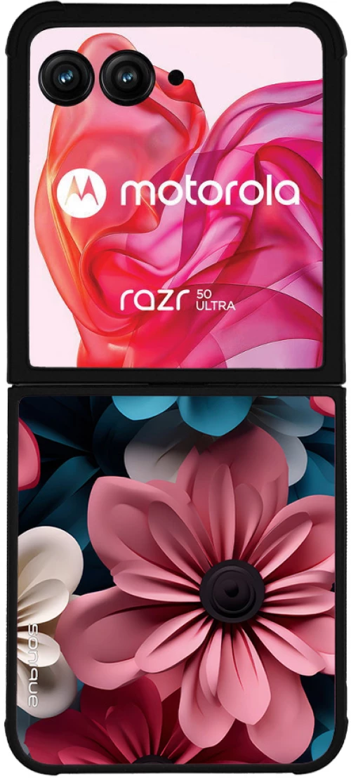 Θήκη Sonique 3D Flower Series για Motorola Motorola Razr 50 Ultra Ροζ 01
