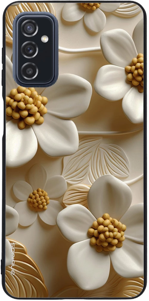 Θήκη Sonique 3D Flower Series για Samsung Galaxy M52 5G Λευκό
